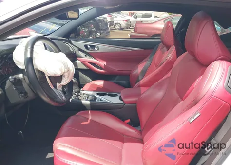 2018 Infiniti Q60 3.0T Red Sport 400 from USA, damaged, VIN JN1FV7EL9JM630197